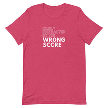 Load image into Gallery viewer, Wrestling Easily Distracted by the Wrong Score T-Shirt