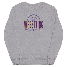 Load image into Gallery viewer, Wrestling Mom Sweatshirt (Purple &amp; Gold Font)
