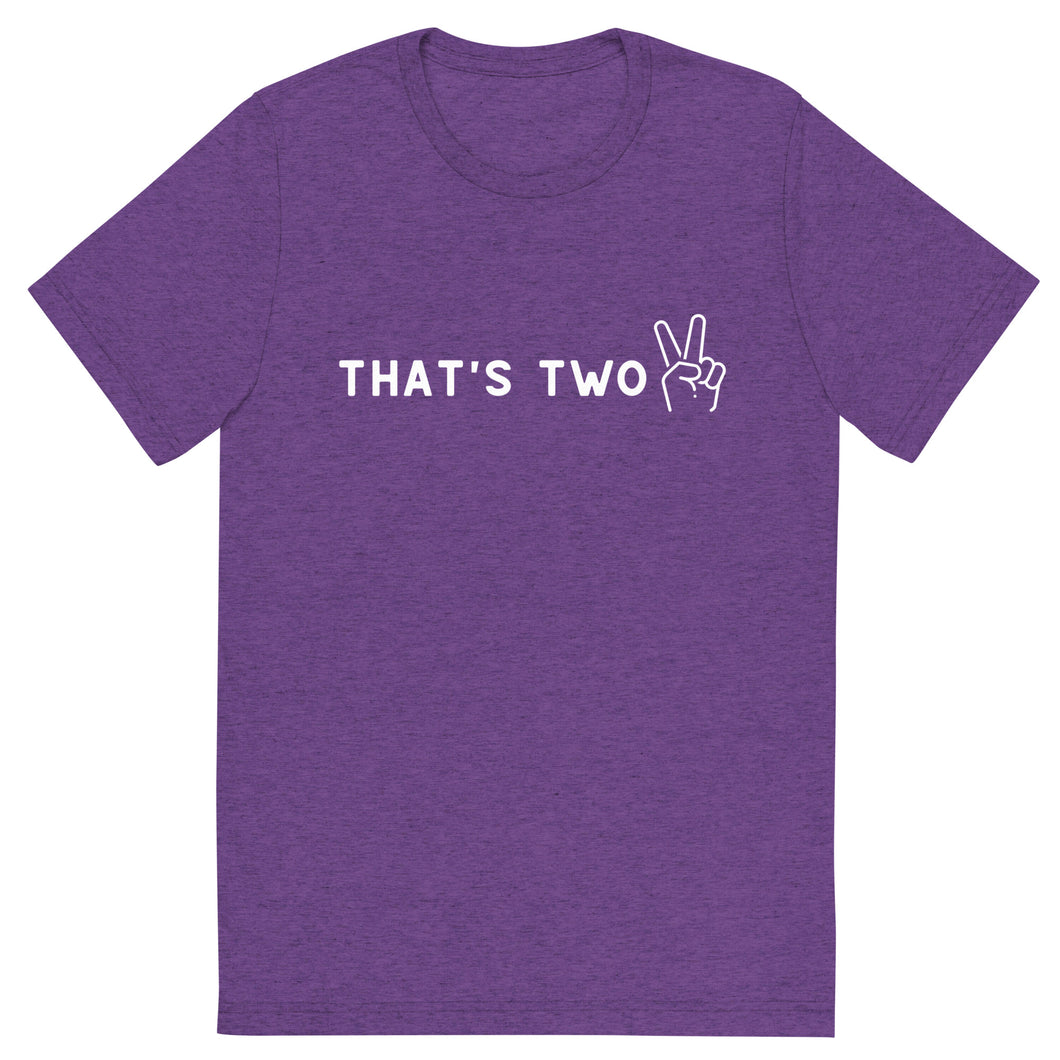 Purple Wrestling That's Two T-Shirt